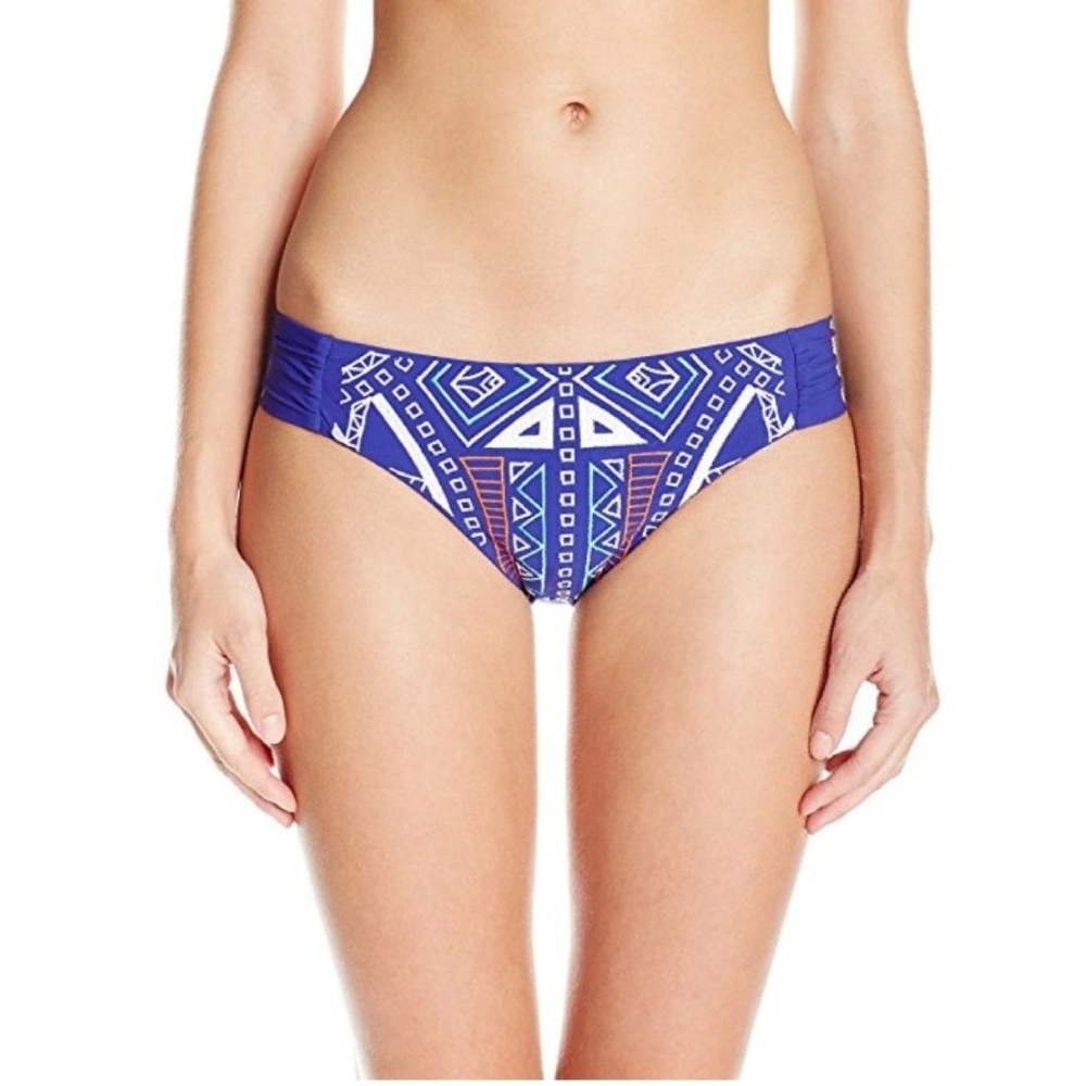 Trina Turk Blue Jakarta Bikini Bottoms 8 NWOT